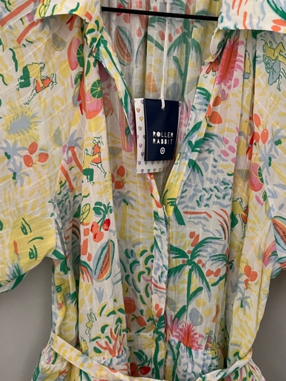 NWT • Roller Rabbit x Target • Vacation Maxi Dress Shirt - Picture 5 of 6